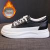 Women's Genuine Leather Mesh White Sneakers - 2024 Spring/Summer Lightweight Casual Height-Enhancing Thick-Soled Shoes
