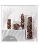 Natural DIY Pine Cone & Dried Flower Glass Bottle Ornament Set