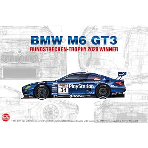 Platz/NuNu 1/24 Racing Series BMW M6 GT3 2016 N?rburgring 24 Hours Race PS Plastic Model PN24027 (Car)