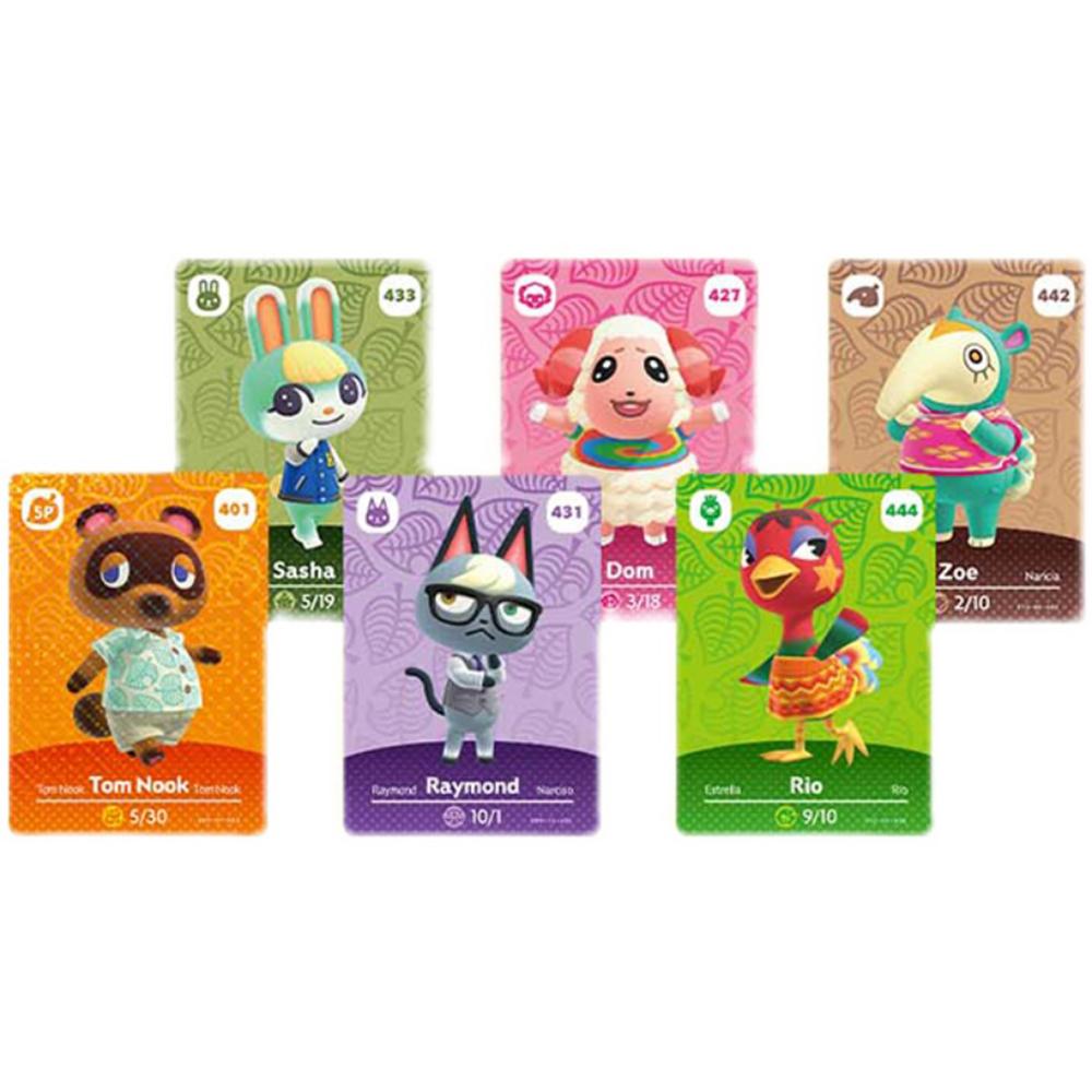 48 шт., игровые карты Animal Crossing Series 5 Mini NFC для переключателя NS