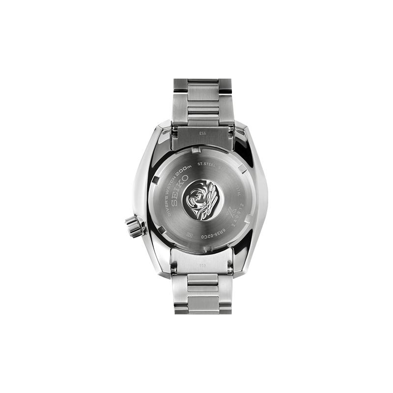 Seiko Серия Prospex модель сумо 200 метров водонепроницаемые умный свет энергия механический механизм Стальной ремешок мужские часы синий циферблат SPB321J1