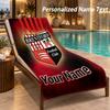 Custom Text Brentford Football Print Beach Towel Large Towel For Home Bathroom Beach
