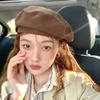 RICYGVM Однотонный берет Корейские девушки Шляпа художника Модная восьмиугольная кепка для женщин Тонкие хлопковые шапки-бини Шапочка-колпак Ретро-береты
