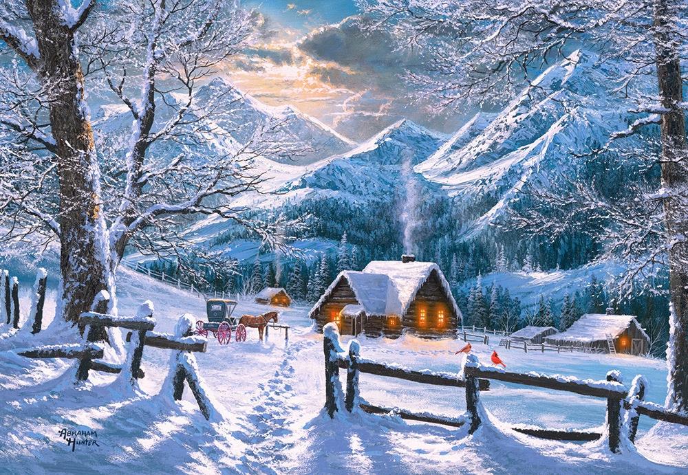 Puzzle 1500 pieces C-151905-2 Snowy Morning