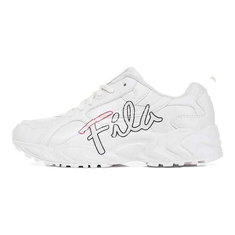 Fila Текстиль, Синтетическая кожа Низкие повседневные кроссовки Унисекс Белый 1RM01139_125