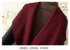 Double sided nylon coat with alpaca wool temperament