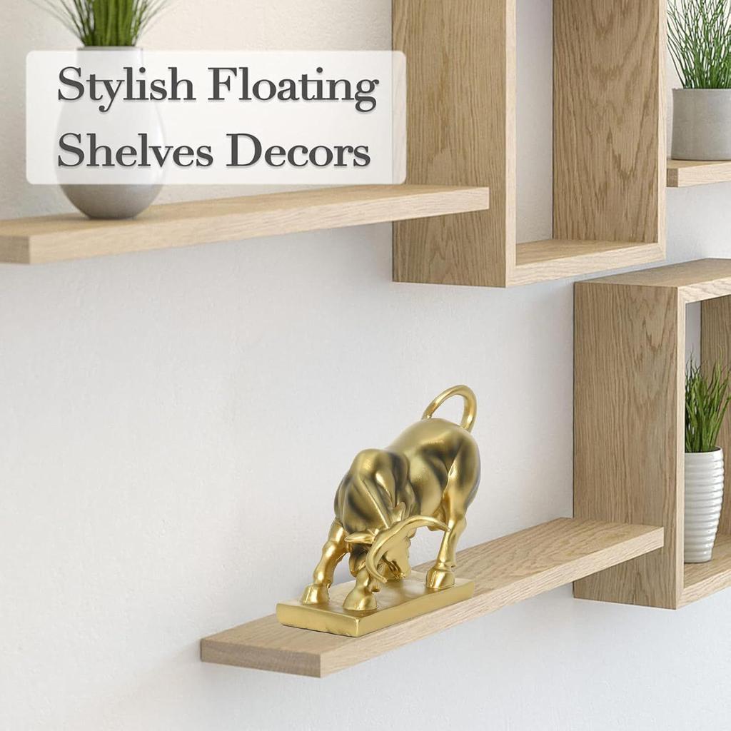 Bull Statue for Home Decor - Aesthetic Showpiece - Decorative Sculpture for Home Decor & Office Decor - 15x8.5x12 CM