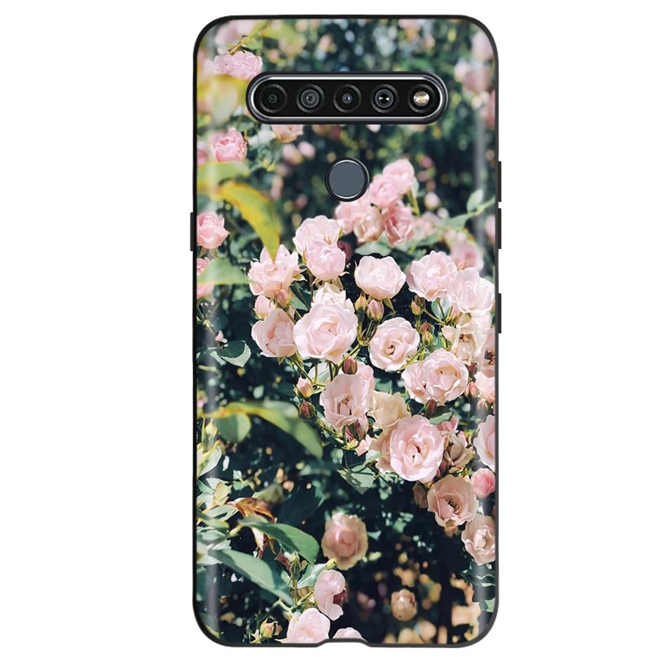 Чехол для LG K61 2020 Милый Кот Бабочка Мягкий Силиконовый Ударопрочный Чехол для Телефона Для LG K61 K 61 Fundas Case LGK61 Coque 6.53'' Shell