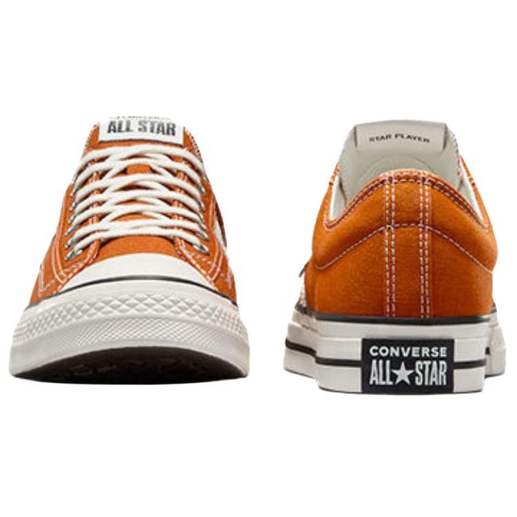 Converse Star Player 76 Low Premium Canvas - Venetian Rust Unisex Sneakers Orange Vintage-White A10520C