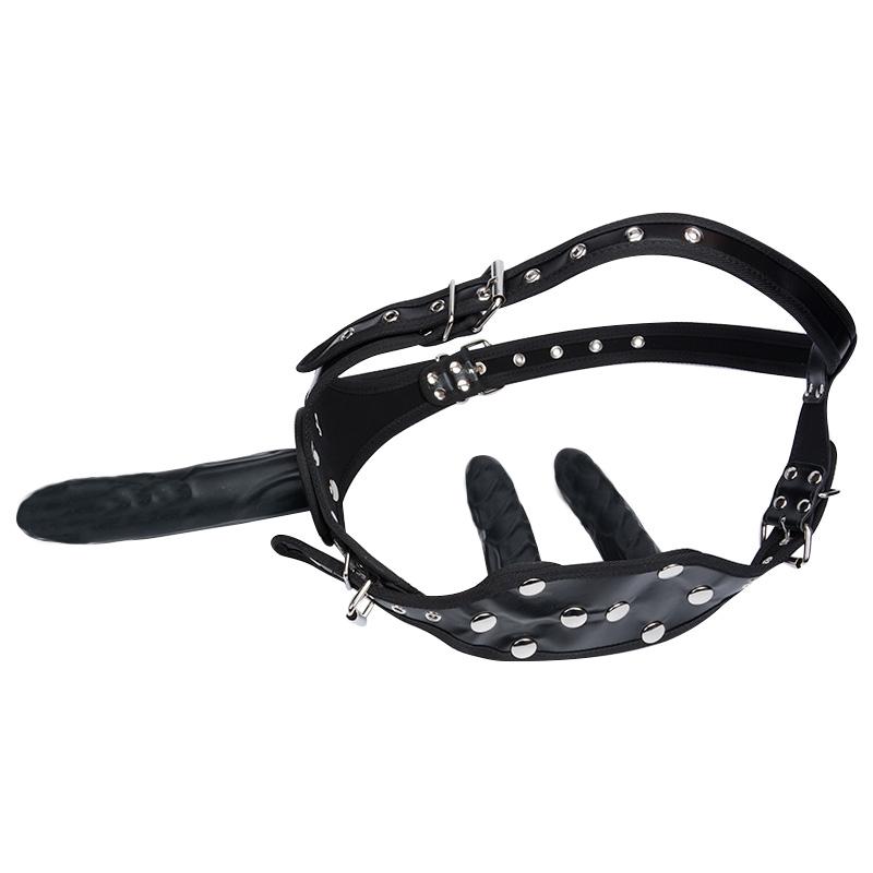 Эротический Большой Длинный Страпон Дилдо для Женщин Огромный Силиконовый Тройной Страпон Дилдо Анальная Пробка с Трусиками Лесбийские Секс-Игрушки Без Вибрации