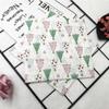 20 шт./упак. 33*33 см 2-слойные одноразовые салфетки для вечеринок с рождественским узором