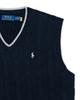 POLO RALPH LAUREN Cable Knit Cotton Sweater Vest - Multicolor