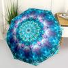 1pc Kaleidoscope Pattern Automatic Umbrella - Automatic Opening And Closing, Sturdy Iron Frame, Portable Folding Design yy251018114