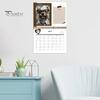 Настенный календарь для собак на 2025 год, ежемесячный настенный календарь, семейный календарь, домашний органайзер, календарь с милой собакой, забавный инструмент для управления временем