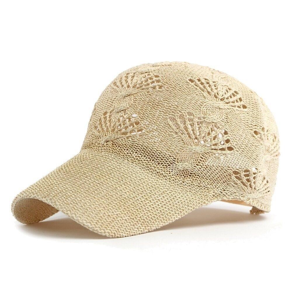 Casual Breathable Knit Hat Retro Adjustable Cap High Quality Mesh Hat Hiking Outdoor