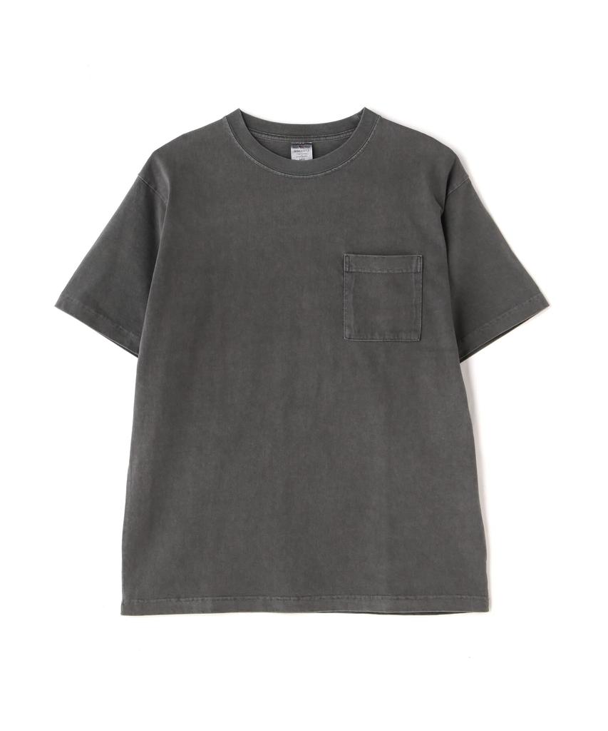 AVIREX DAILY SHORTSLEEVE FADE WASH POCKET T-SHIRT 783-3934010 XL charcoal