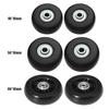 1 Pair Luggage Suitcase Replacement Wheels Mute Swivel Caster Wheels Wear Resistant Suitcase Wheels Wheels Bearings Repair Kits