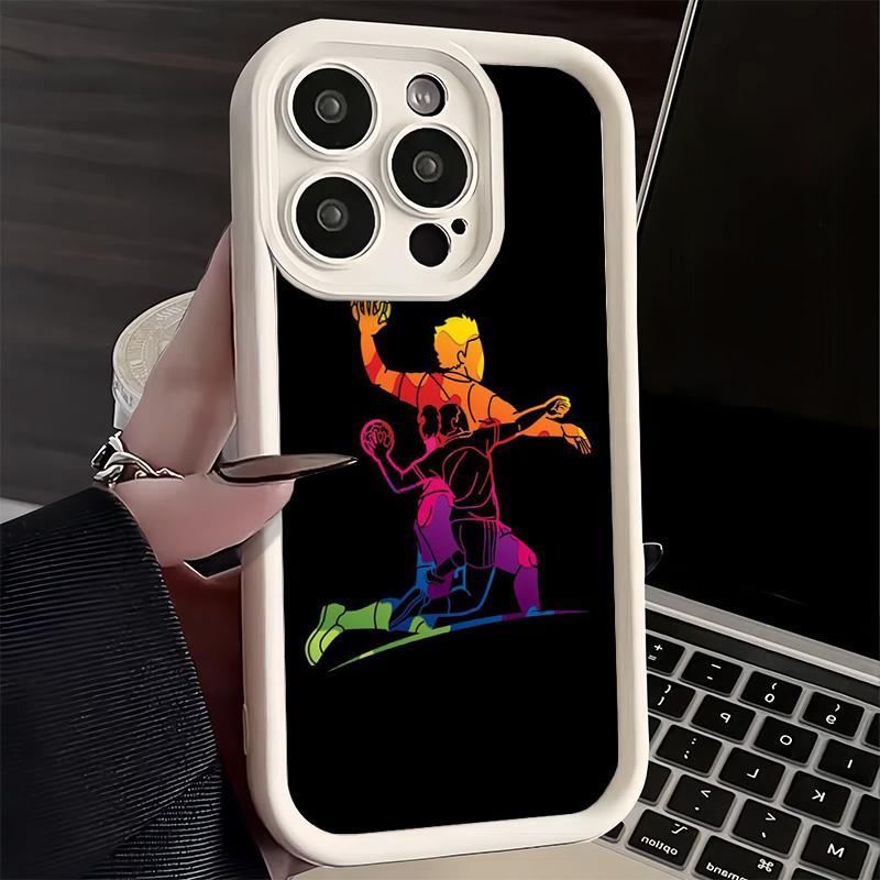 Чехол для телефона Handbal Sport для iPhone 16 17 Air 16E 15 Pro Max 14 Plus 13 12 Mini Capa Мягкий Силиконовый Funda