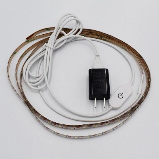 Светодиодная лента с регулируемой яркостью, без мерцания, самоклеящаяся, простая установка, USB-световая лента с функцией Plug-and-Play, офисные принадлежности