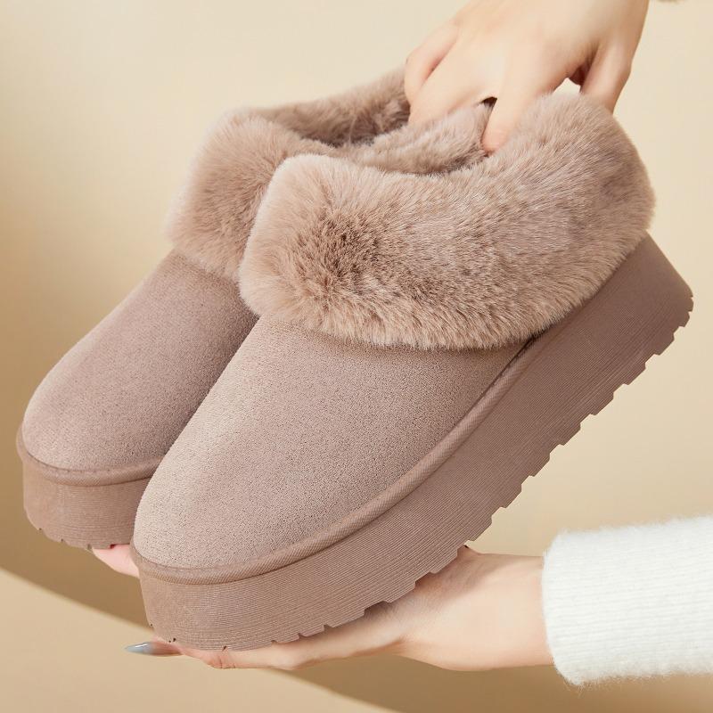Snow Boots Women's New Velvet Thickened Short Boots Fashion Versatile Cotton Boots Soft-soled Boots Children's Cold-proof Warm Cotton Shoes