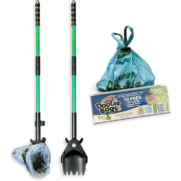 GoGo Stik XP Totally Clean Pooper Scooper. You and Tool Stay Clean. Use Store Bags or Heavy Dootie Bags. Scoop Until Bag Fills. On extreme