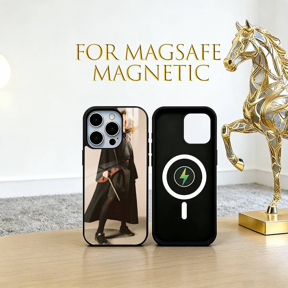 Чехол для телефона Эммы Уотсон Для iPhone17,16,15,14,13,12,11 Plus,Pro Магнитный Для Magsafe Беспроводной Зарядки