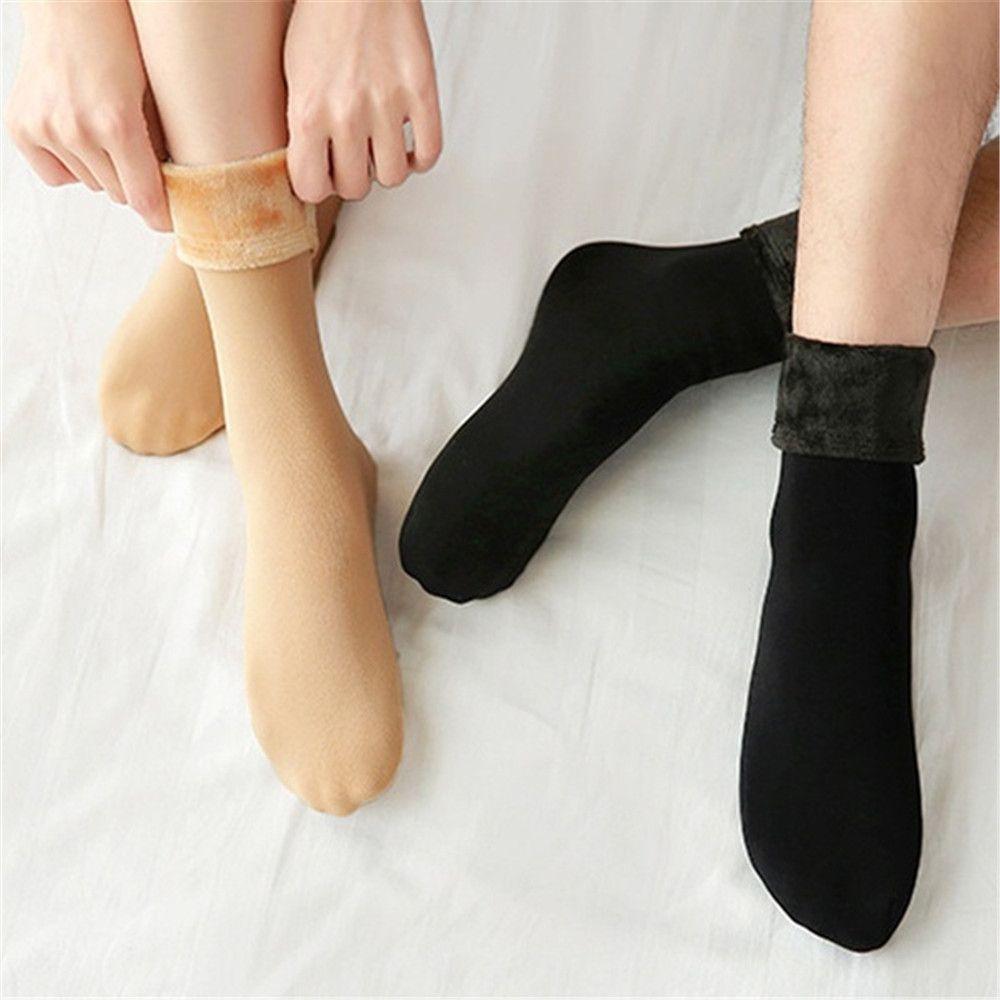 Seamless Cashmere Thermal Wool Velvet Floor Hosiery Snow Socks Thicken Sleeping Socks