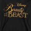 Beauty And The Beast Childrens/Kids Logo Heather Hoodie
