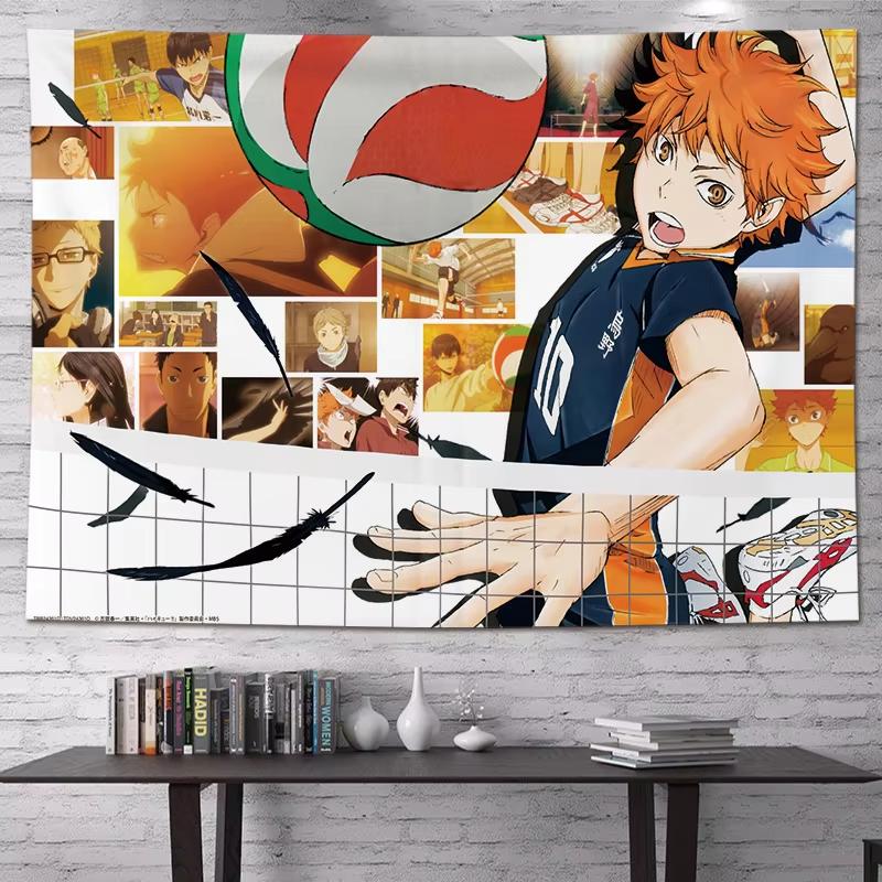 Официальный гобелен Haikyuu Волейбол Аниме Фон для Комнаты Фанатов Декор Поддержки Подарок