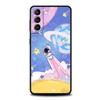 Милый чехол для телефона с мультяшным астронавтом для Samsung Galaxy S23 Ultra S22 S21 S20 FE 5G S10 S10E S9 S8 Plus Note 20 Мягкий силиконовый чехол
