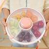 Snack Spinner Rotating Snack Box Portable Melon Candy Seeds Organizer Storage Boxes Fruit Trays Snack Spinner Container For Kids