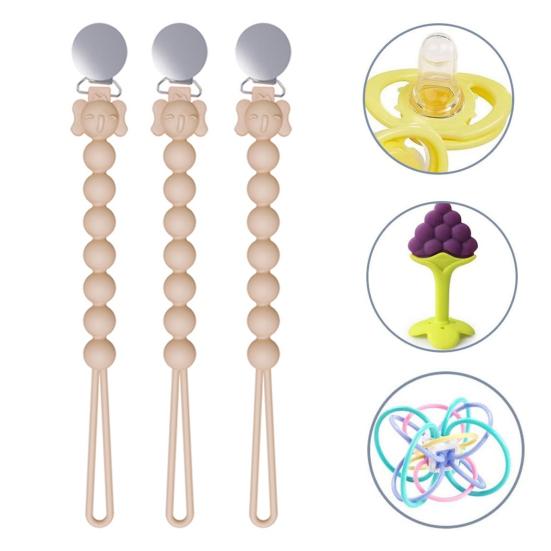 Силиконовый держатель для соски, прочный, легко чистится и фиксируется, зажим для соски для ребенка больше не разочаровывает