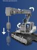Гидравлический DIY Инженерный Транспорт STEM Научный Набор: Гусеничный Бульдозер Экскаватор Игрушка