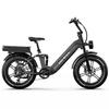 Electric Bicycle Onesport 20" 500W Motor Full Suspension 48V 36AH Adult Ebike Top Speed25Km/h 7 Speed Load 120Kg OT08 Pro