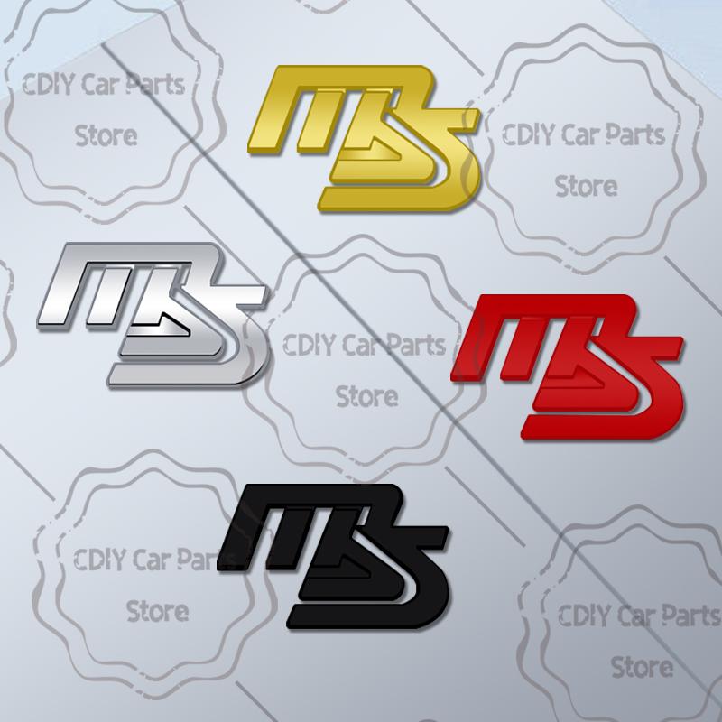 Автомобильная наклейка Металлический значок MS Speed Эмблема На решетку радиатора Кузов Багажник Наклейки Для 2 3 5 6 MX Atenza Axela Стайлинг автомобиля