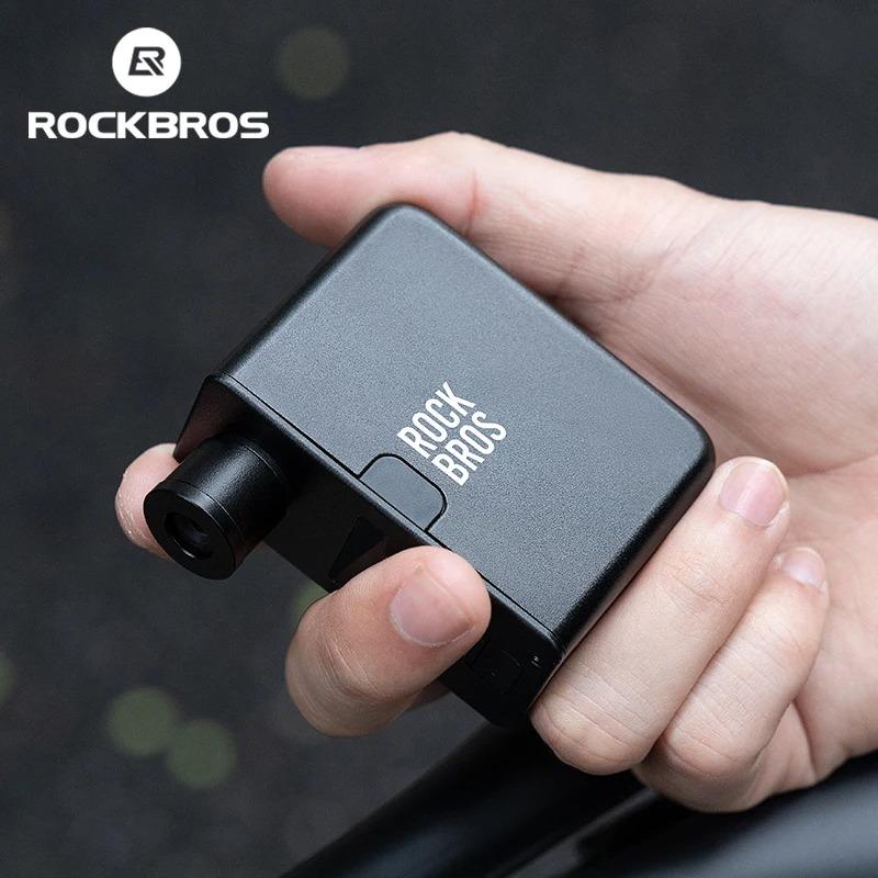 ROCKBROS Портативный Мини Электрический Велосипедный Насос 120PSI Type-C Насос для Накачки Велосипедных Шин MTB Дорожный AV FV Клапан Велосипедный Насос