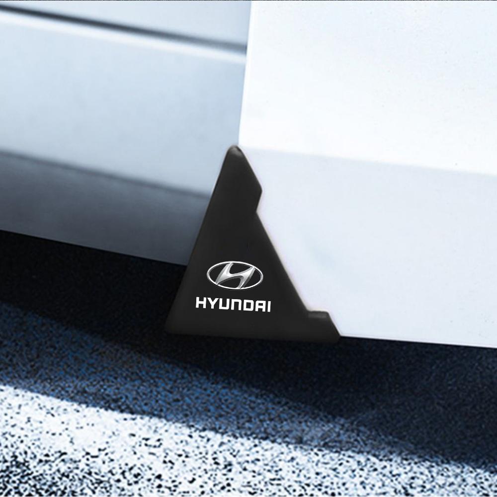 2PCS Silicone Car Door Corner Cover Anti-Scratch Stickers Accessories For Hyundai Accent Elantra Wagon b Tucson GDI i10 Moinca i20