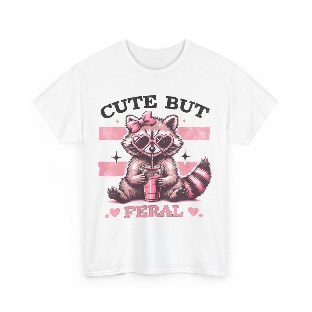 Raccoon Cute Shirt, Raccoon Cute But Feral Women Men Funny Shirt