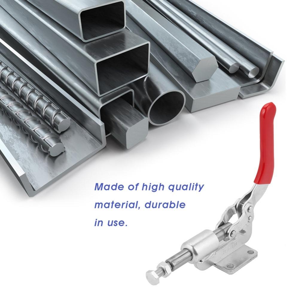 Iron Galvanized Push Pull Latch Clamp Quick Fixed Action Holding Latch Clamp  For Woodworking
