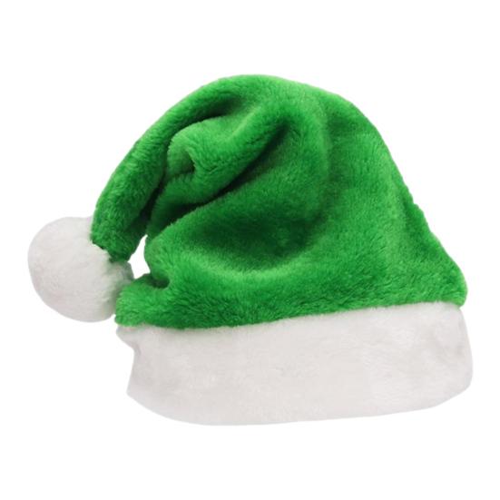 Шапка Санты для женщин и мужчин, плюшевые бархатные рождественские шапки, мягкие праздничные аксессуары для вечеринок в честь Нового года