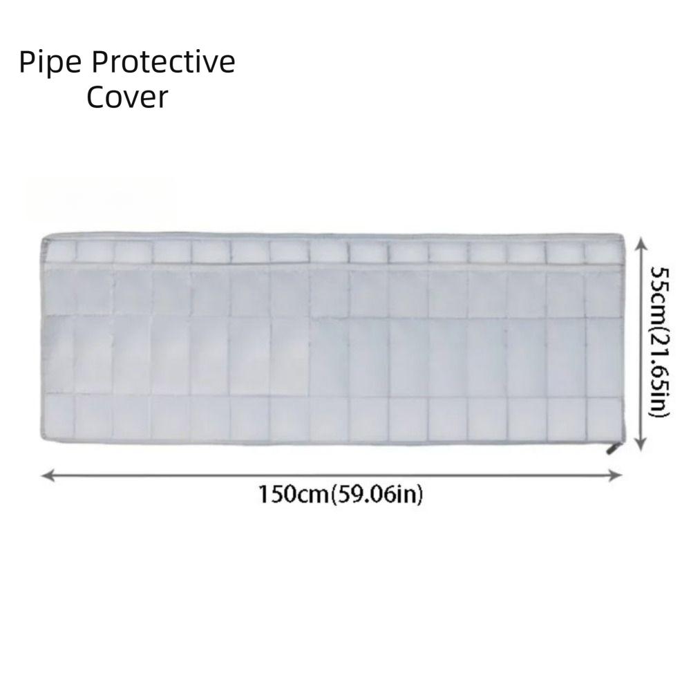 Easy Installation Design Insulated Hoses Duct Cover AC Duct Insulation Wrap  Home Cooling Setup