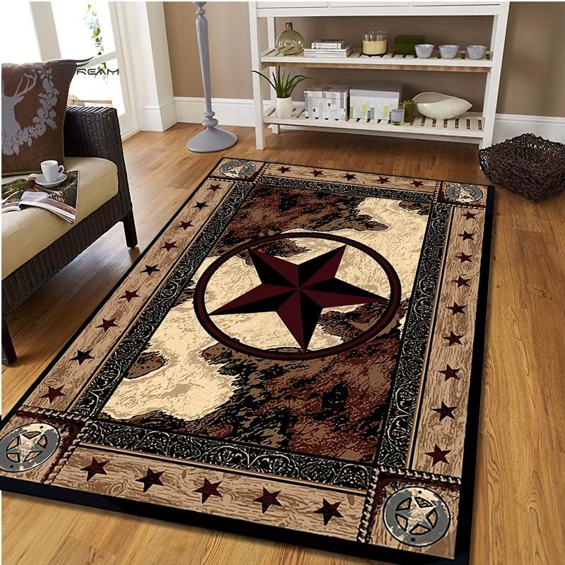 Tiger Pattern Large Carpet Wrinkle Resistant Non-slip Soft Floor Mats for Home Living Room Decoration Bedroom Kitchen Area Rugs