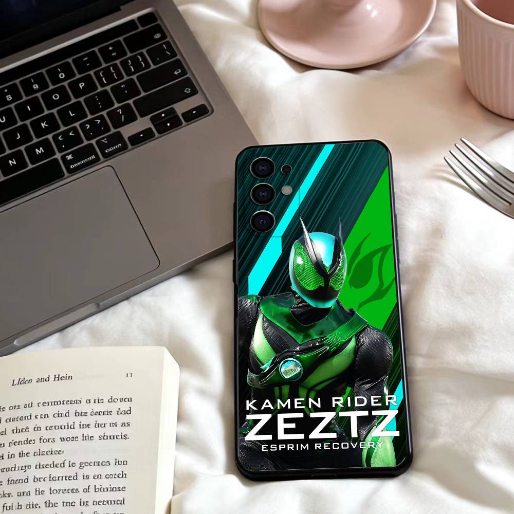 Anime K-Kamen R-Rider ZeztzS Phone Case For Samsung S25,24,23,22,30,21,10,9,Ultra,Plus,Lite,FE,4,5 G Soft Black Case