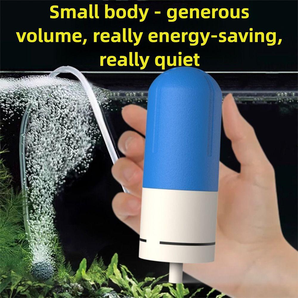 USB Charging Aquarium Oxygen Air Pump Ultra Quiet Oxygen Aerator Air Compressor Aerator Aquarium