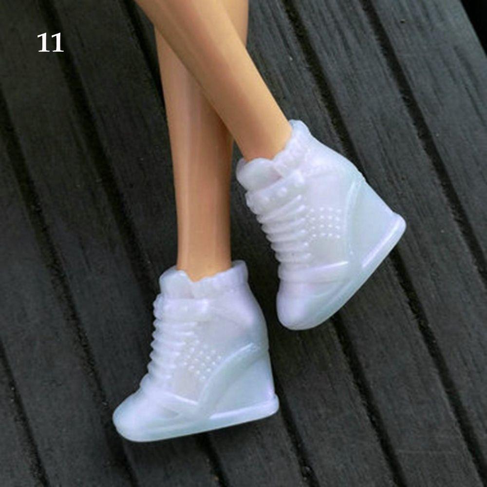Модные Туфли Сапоги Сандалии для Кукол 1/6 Девочка DIY Одевание Куклы Игрушки Декорации для Кукол Для FR Super Model Куклы Barby Разноцветные Кукольные Туфли