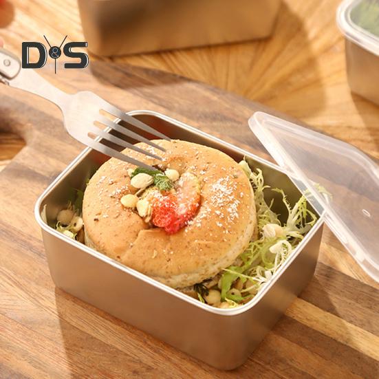 Ланч-бокс из нержавеющей стали, коробка для пикника, бенто, большая емкость, портативный контейнер для обеда для домашнего офиса, школы