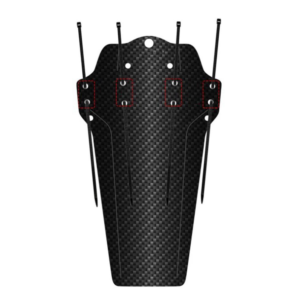 Black Bicycle Mudguard Set Adjustable Bike Mudguards Mountain Bike Mud Protection