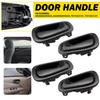 4X Ручка внутренней двери для 1998-2002 Toyota Corolla/Chevrolet Prizm Черный EXV