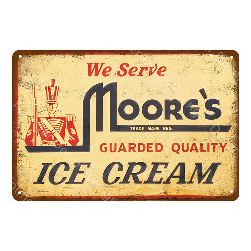 Еда, декор для хлеба, мороженое, молоко, клубника, соленые огурцы, вафли, металлические жестяные вывески, винтажный постер, настенная художественная табличка YI-010
