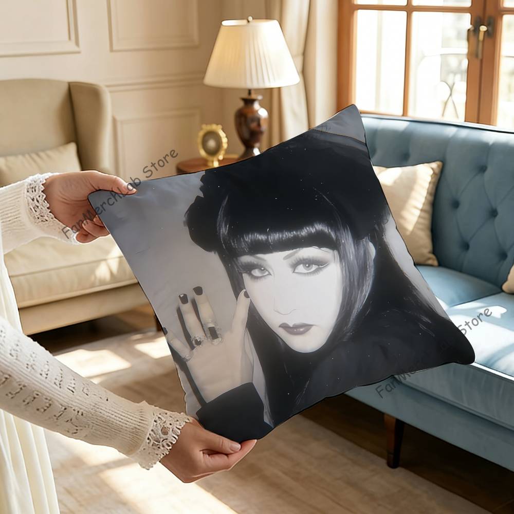 MMalice MMizerS Rock Band Anime Pillow Case Antidustmite Pillowcase Invisible zipper silky short plush Sofa cushion cover